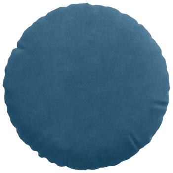 Sitzkissen 2 pcs Blau Ø 40 x 13 cm Samt