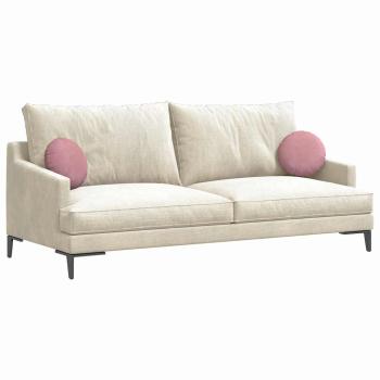 Sitzkissen 2 pcs Rosa Ø 40 x 13 cm Samt