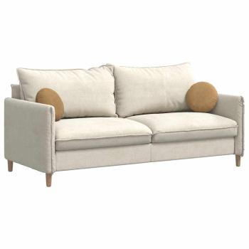 Sitzkissen 2 pcs Braun Ø 40 x 13 cm Samt