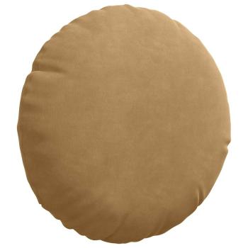 Sitzkissen 2 pcs Braun Ø 40 x 13 cm Samt