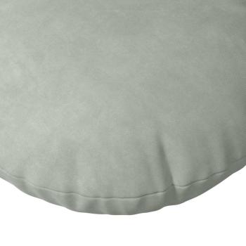 Sitzkissen 2 pcs Hellgrau Ø 40 x 13 cm Samt