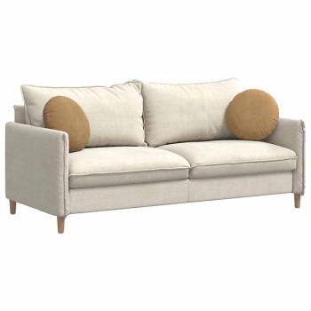 Sitzkissen 2 pcs Braun Ø 40 x 13 cm Samt