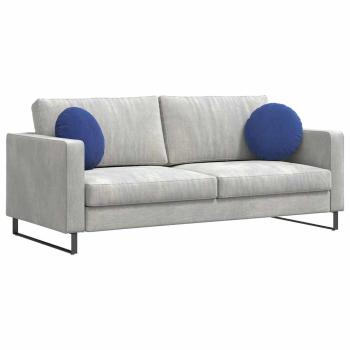 Sitzkissen 2 pcs Polizeiblau Ø 40 x 13 cm Samt