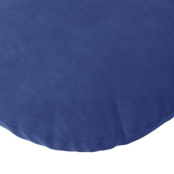 Sitzkissen 2 Stk. Samt Polizeiblau Ø60 x 21 cm