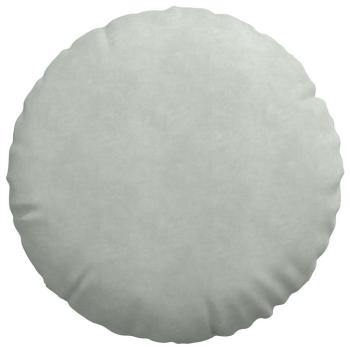 Sitzkissen 2 pcs Hellgrau Ø 40 x 13 cm Samt