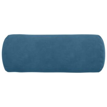 Bolsterkissen 2 pcs Blau Ø 15 x 40 cm Cordstoff