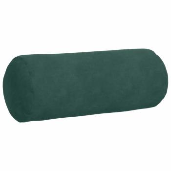 Bolsterkissen 2 pcs Dunkelgrün Ø 15 x 40 cm Cordstoff