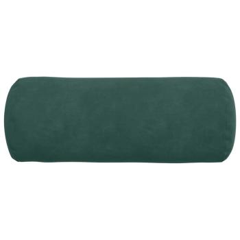 Bolsterkissen 2 pcs Dunkelgrün Ø 15 x 40 cm Cordstoff