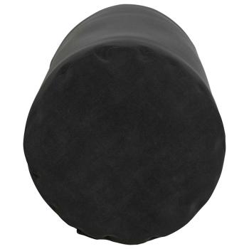 Bolsterkissen 2 pcs Schwarz Ø 15 x 40 cm Cordstoff