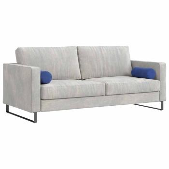 Bolsterkissen 2 pcs Polizeiblau Ø 15 x 40 cm Cordstoff