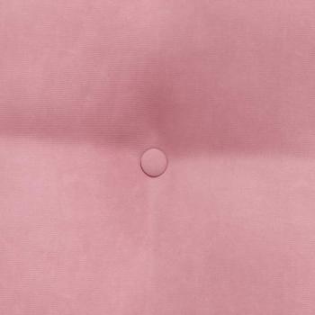 Rücken Kissen Rosa 45 x 24 x 50 cm Samt