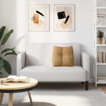 Rücken Kissen Braun 45 x 24 x 50 cm Samt