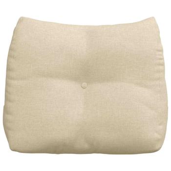 Rücken Kissen Creme 60 x 24 x 50 cm Stoff