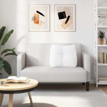 Rücken Kissen Weiß 60 x 24 x 50 cm Stoff