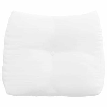 Rücken Kissen Weiß 60 x 24 x 50 cm Stoff