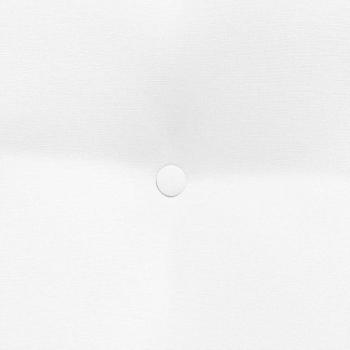 Rücken Kissen Weiß 60 x 24 x 50 cm Stoff