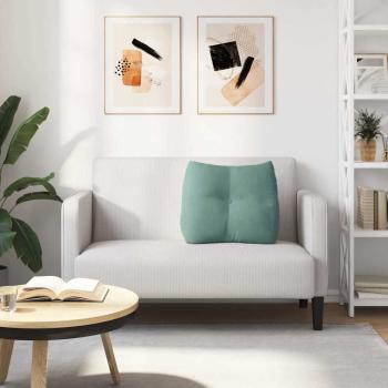 Rücken Kissen Meergrün 60 x 24 x 50 cm Samt