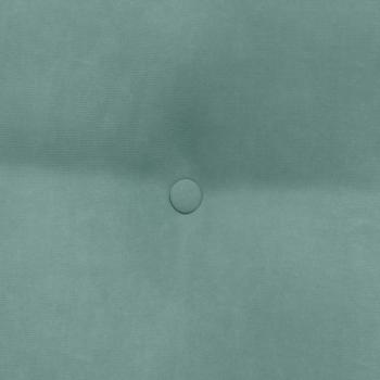 Rücken Kissen Meergrün 60 x 24 x 50 cm Samt