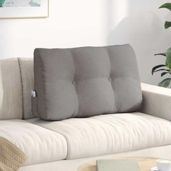 ARDEBO.de - Rücken Kissen Taupe 80 x 24 x 50 cm Stoff