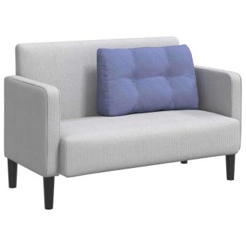 Rücken Kissen Jeans blau 80 x 24 x 50 cm Stoff