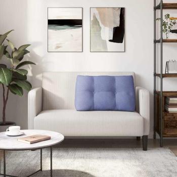 Rücken Kissen Jeans blau 80 x 24 x 50 cm Stoff