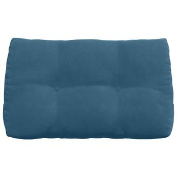 Rücken Kissen Blau 80 x 24 x 50 cm Samt