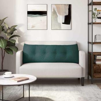 Rücken Kissen Dunkelgrün 140 x 24 x 50 cm Stoff