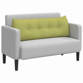 Rücken Kissen Hellgrün 140 x 24 x 50 cm Stoff