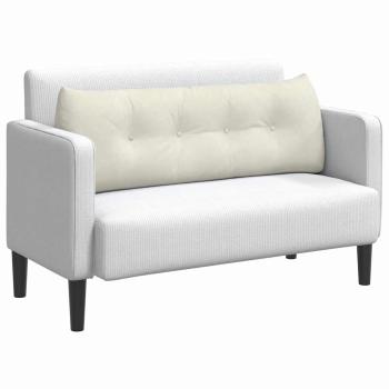 Rücken Kissen Creme 140 x 24 x 50 cm Samt