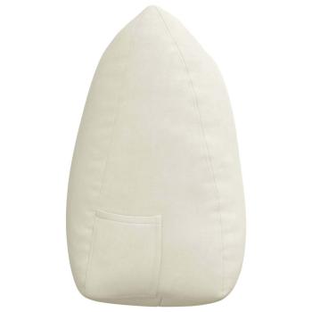 Rücken Kissen Creme 140 x 24 x 50 cm Samt