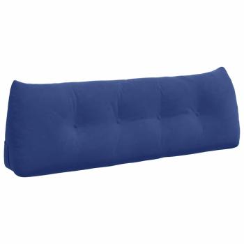 Rücken Kissen Polizeiblau 140 x 24 x 50 cm Samt
