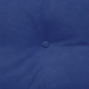 Rücken Kissen Polizeiblau 140 x 24 x 50 cm Samt