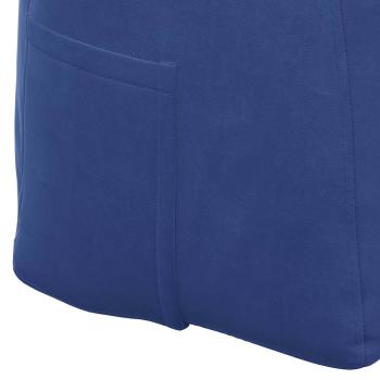 Rücken Kissen Polizeiblau 140 x 24 x 50 cm Samt