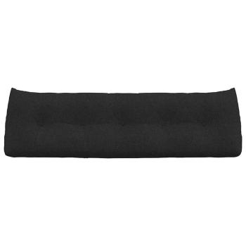 Rücken Kissen Schwarz 160 x 24 x 50 cm Stoff