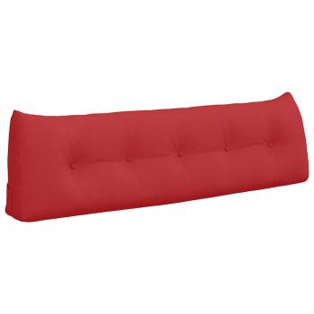 Rücken Kissen Rot 160 x 24 x 50 cm Stoff
