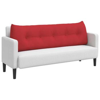 Rücken Kissen Rot 160 x 24 x 50 cm Stoff