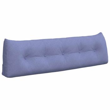Rücken Kissen Jeans blau 160 x 24 x 50 cm Stoff