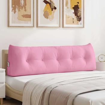 ARDEBO.de - Rücken Kissen Rosa 160 x 24 x 50 cm Stoff