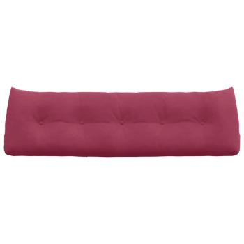Rücken Kissen Weinrot 160 x 24 x 50 cm Samt