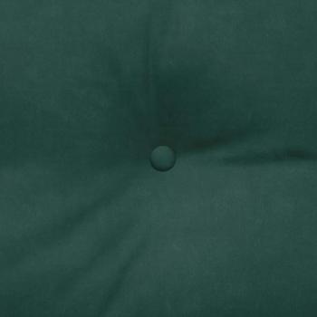 Rücken Kissen Dunkelgrün 180 x 24 x 50 cm Samt