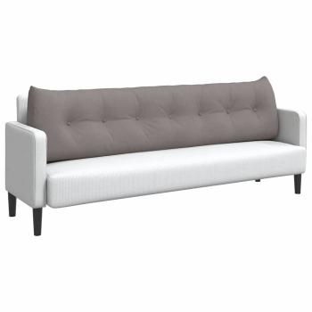 Rücken Kissen Taupe 200 x 24 x 50 cm Stoff