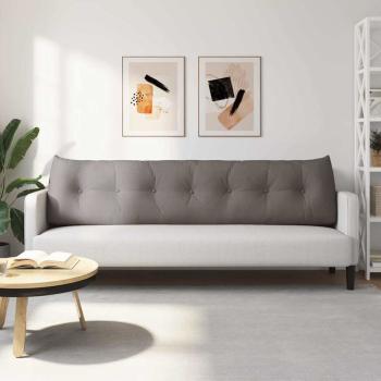 Rücken Kissen Taupe 200 x 24 x 50 cm Stoff