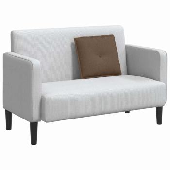 Rücken Kissen Braun 50 x 19 x 45 cm Stoff