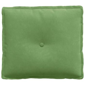 Rücken Kissen Hellgrün 50 x 45 cm Cordstoff