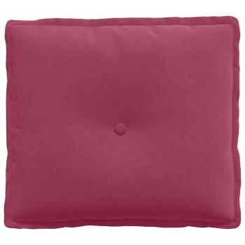 Rücken Kissen Weinrot 50 x 45 cm Cordstoff