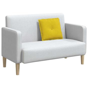 Rücken Kissen Gelb 50 x 45 cm Cordstoff