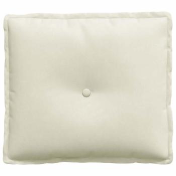 Rücken Kissen Creme 50 x 45 cm Cordstoff
