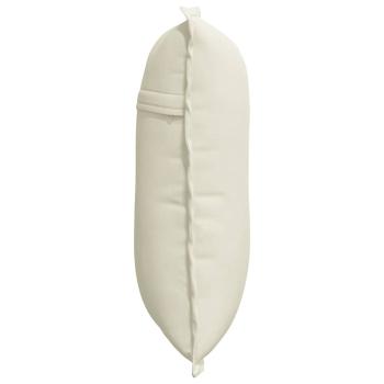 Rücken Kissen Creme 50 x 45 cm Cordstoff