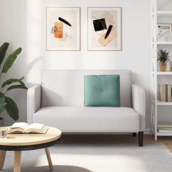 Rücken Kissen Meergrün 50 x 45 cm Cordstoff