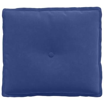 Rücken Kissen Polizeiblau 50 x 45 cm Cordstoff